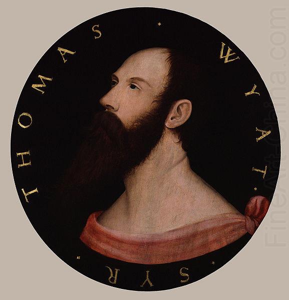 Hans holbein the younger Portrait of Sir Thomas Wyatt china oil painting image